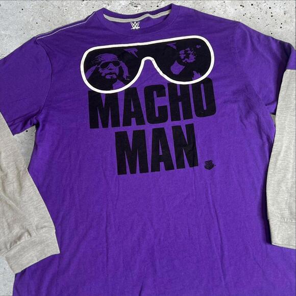 WWE Other - WWE Macho Man TShirt Long Sleeves Size XL